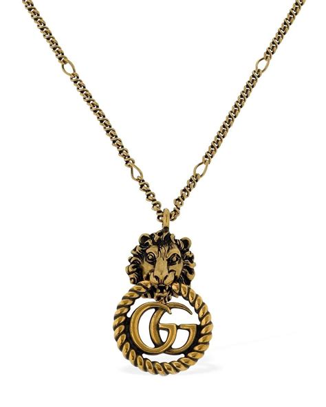 collier lion gucci|Gucci tiger jewelry.